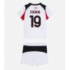 AC Milan Youssouf Fofana #19 Bortedraktsett Barn 2025-26 Kortermet (+ korte bukser)